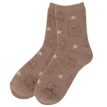 ふくふくにゃんこ フェイスパイルソックス