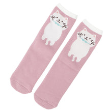 ふくふくにゃんこ のびにゃんパイルソックス