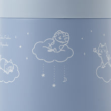 ふくふくにゃんこ ブルーふた付きステンレスマグカップ