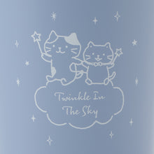 ふくふくにゃんこ ブルーハンドル付きステンレスタンブラー