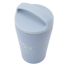 ふくふくにゃんこ ブルーハンドル付きステンレスタンブラー