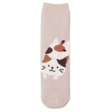 ふくふくにゃんこ 全身裏起毛ソックス