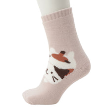 ふくふくにゃんこ 全身裏起毛ソックス