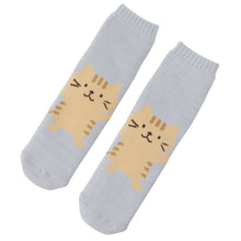 ふくふくにゃんこ 全身裏起毛ソックス