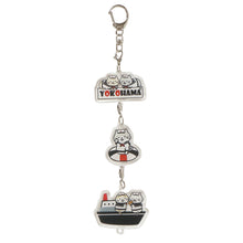 ふくふくにゃんこ 横浜3連キーホルダー【WEB限定】