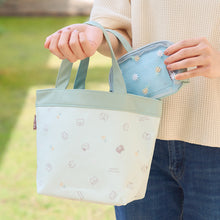 ふくふくにゃんこ フラワーメッシュポーチ