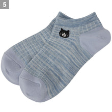 ふくふくにゃんこ ミックスカラースニーカーソックス