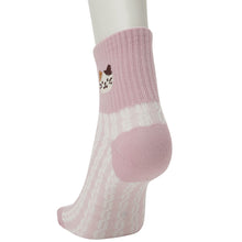 ふくふくにゃんこ パステルアンクルソックス