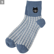 ふくふくにゃんこ パステルアンクルソックス