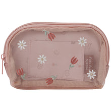 ふくふくにゃんこ フラワーメッシュポーチ