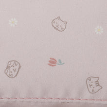 ふくふくにゃんこ フラワーメッシュポーチ