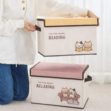 ふくふくにゃんこ ふくにゃんライフ不織布収納ボックス