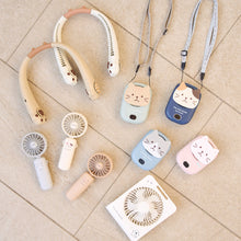 ふくふくにゃんこ 静音3WAYアロマハンディファン