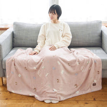 ふくふくにゃんこ フランネルブランケットL