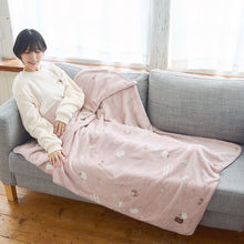 ふくふくにゃんこ フランネルブランケットL