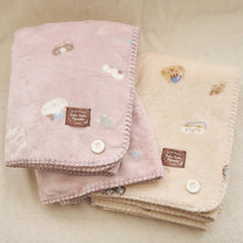 ふくふくにゃんこ フランネルブランケットM