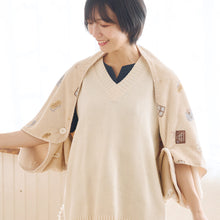 ふくふくにゃんこ フランネルブランケットM