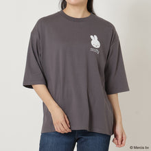 ミッフィー五分袖Tシャツ(アップリケ)