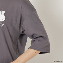 ミッフィー五分袖Tシャツ(アップリケ)