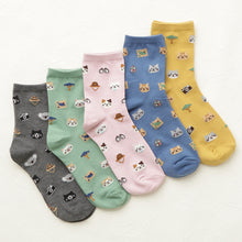 ふくふくにゃんこ サファリクルーソックス