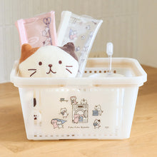 ふくふくにゃんこ ランドリーバスケット(Mサイズ)