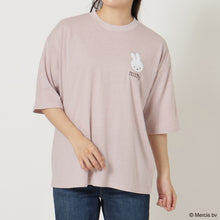 ミッフィー五分袖Tシャツ(アップリケ)