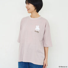 ミッフィー五分袖Tシャツ(アップリケ)