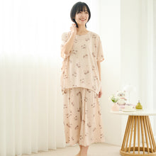 ふくふくにゃんこ ひんにゃりフェイス7分丈パンツ(M~L)