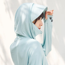 ふくふくにゃんこ UVフェイスカバーパーカー