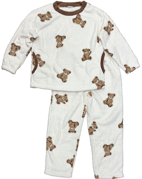 フラッフィーボア丸首パジャマ – HAPiNS online shop