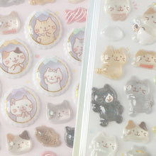 【予約販売】ふくふくにゃんこ ぷくにゃん第3弾 ラメ入り シールセット
