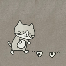 ふくふくにゃんこ  コットントート