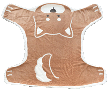 犬のかたちブランケット