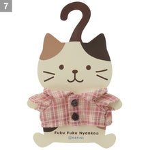 ふくふくにゃんこ 着せ替えチェックシャツ