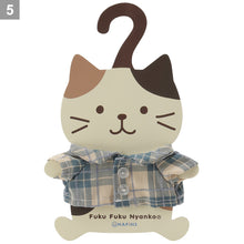 ふくふくにゃんこ 着せ替えチェックシャツ