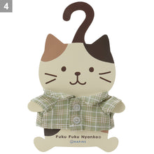 ふくふくにゃんこ 着せ替えチェックシャツ