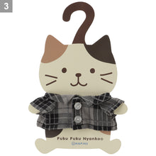ふくふくにゃんこ 着せ替えチェックシャツ