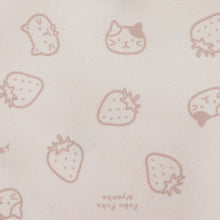 ふくふくにゃんこ いちごリール付きパスケース