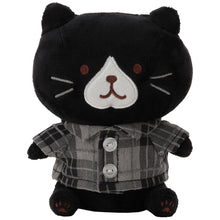 ふくふくにゃんこ 着せ替えチェックシャツ