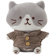 ふくふくにゃんこ 着せ替えチェックシャツ