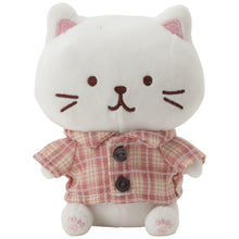 ふくふくにゃんこ 着せ替えチェックシャツ