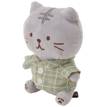 ふくふくにゃんこ 着せ替えチェックシャツ