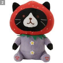 ふくふくにゃんこ いちごおすわりマスコット