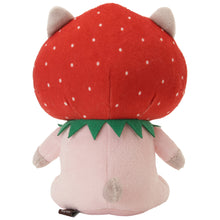 ふくふくにゃんこ いちごおすわりマスコット