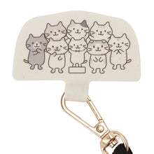 ふくふくにゃんこスマホストラップ