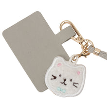 ふくふくにゃんこスマホストラップ