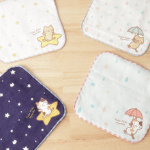ふくふくにゃんこ ガーゼミニタオル