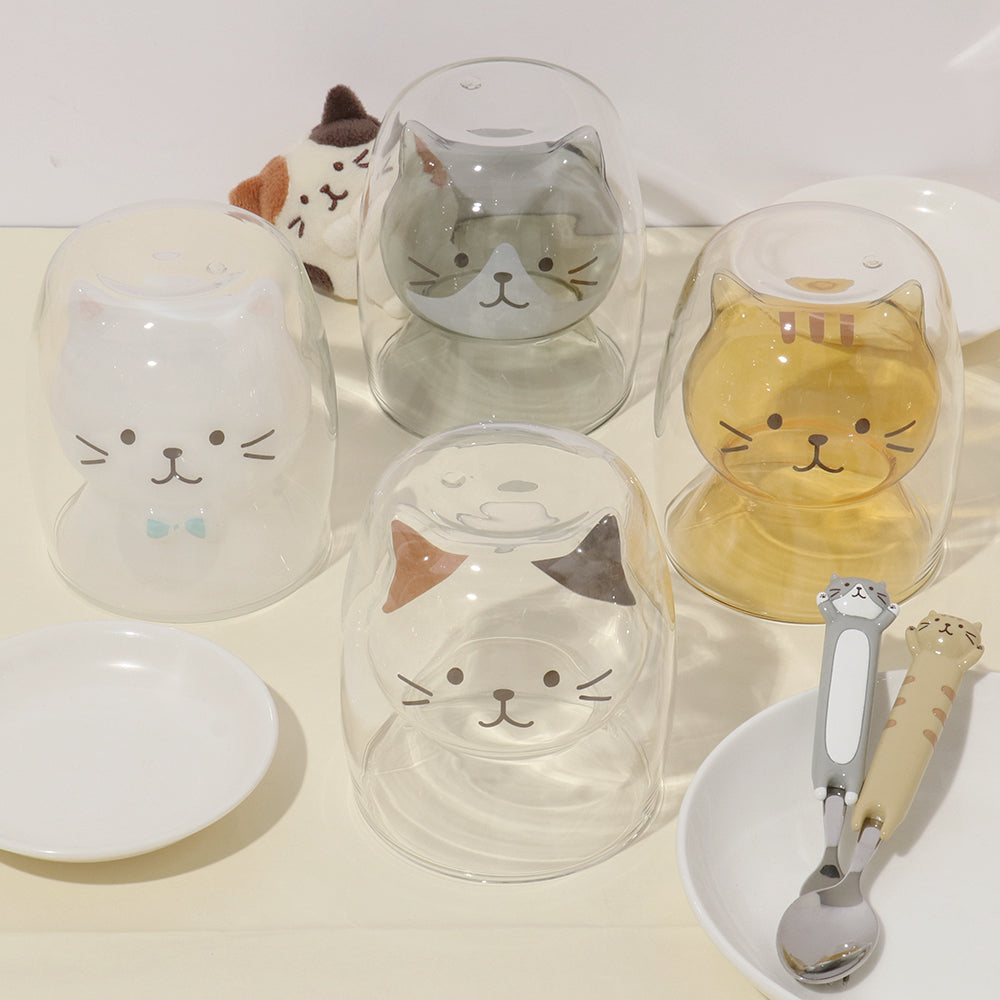 FukuFukuNyanko 耐熱2重グラス