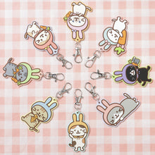 【蔵出し超レア商品✨】ふくふくにゃんこ うさぎラバーストラップ ディスプレイセット