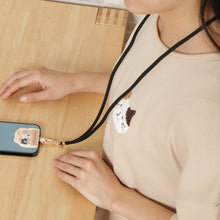 ふくふくにゃんこスマホストラップ